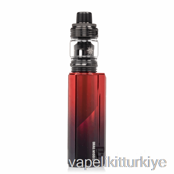 Vape Likit Voopoo Drag M100s Başlangıç ​​kiti Kırmızı Ve Siyah